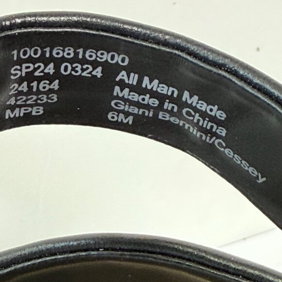 Giani Bernini Cassey Wedge Sandles Womens Sz 6M Black Memory Foam Flatform - Picture 8 of 10